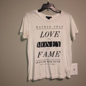 Forever 21 White T-Shirt
